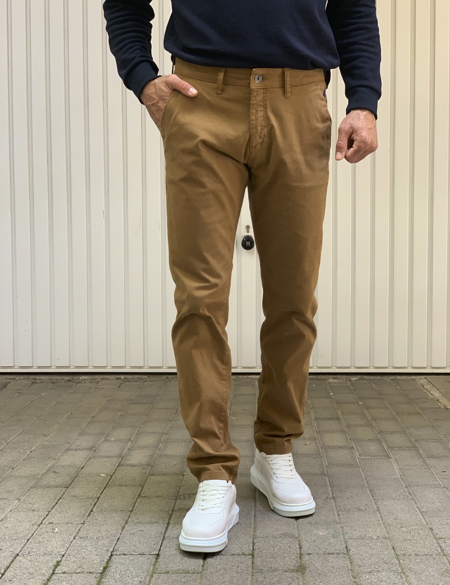 US Grand Polo ανδρικό καμιλό υφασμάτινο Chinos παντελόνι US200K